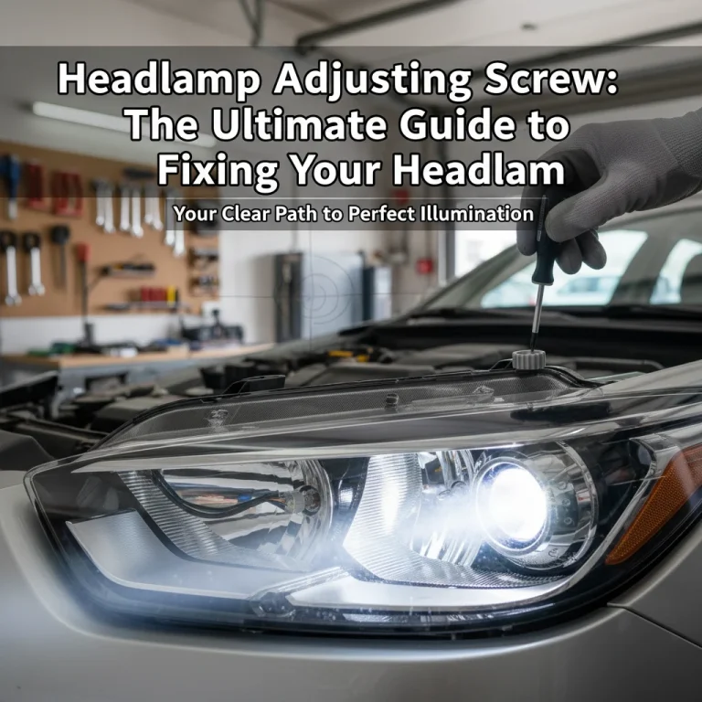 Headlamp Adjusting Screw: The Ultimate Guide to Fixing Your Headlamp