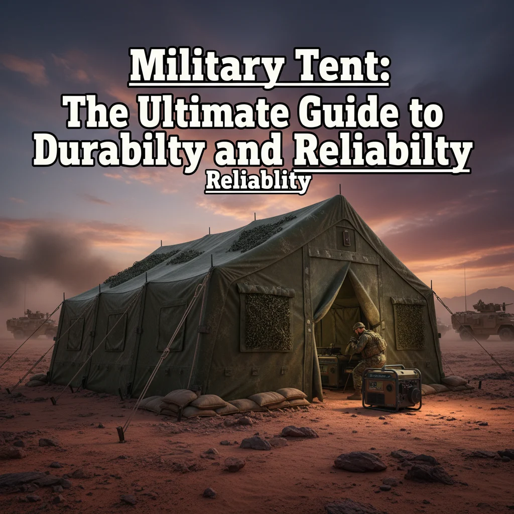 Military Tent: The Ultimate Guide to Durability and Reliability