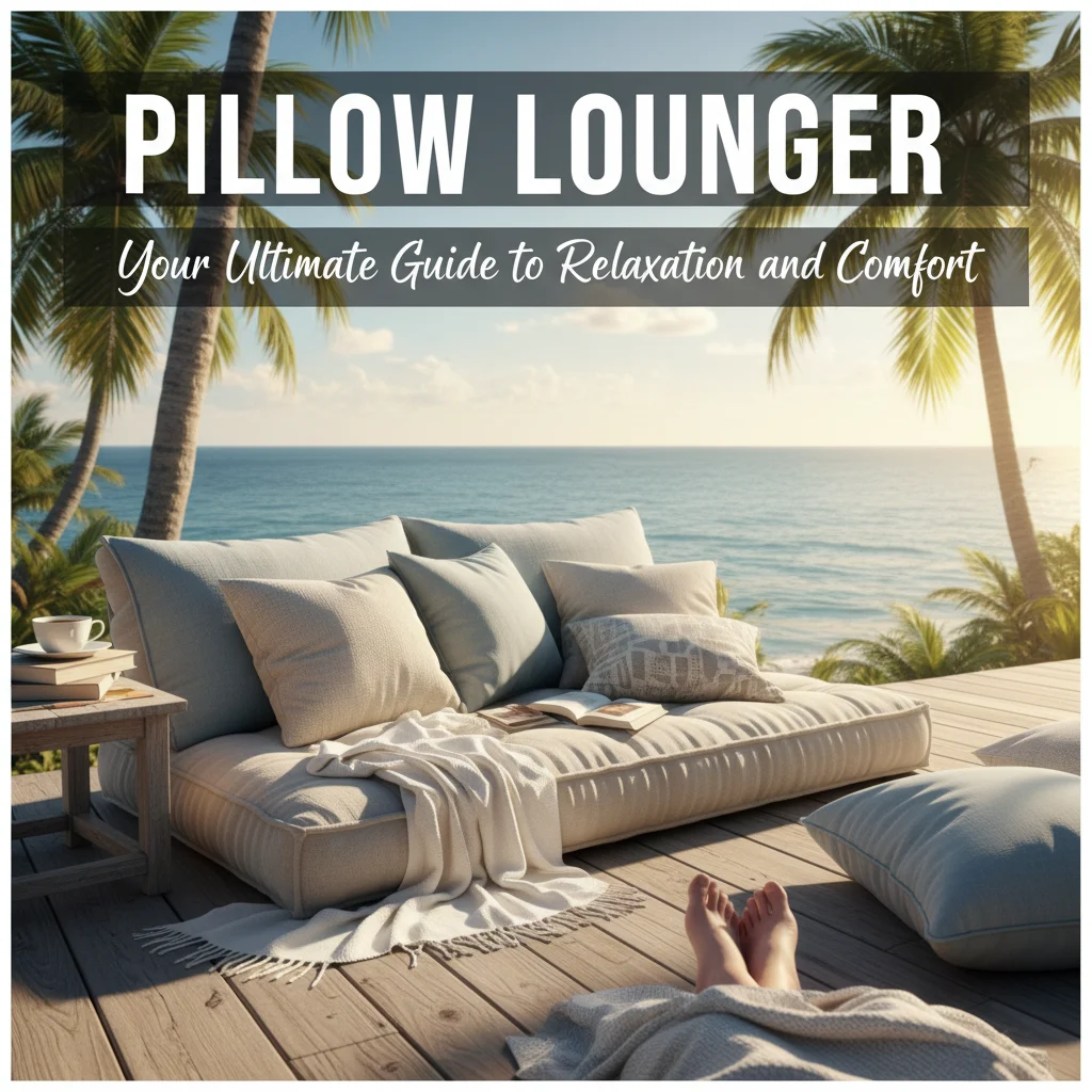 Pillow Lounger: Your Ultimate Guide to Relaxation and Comfort