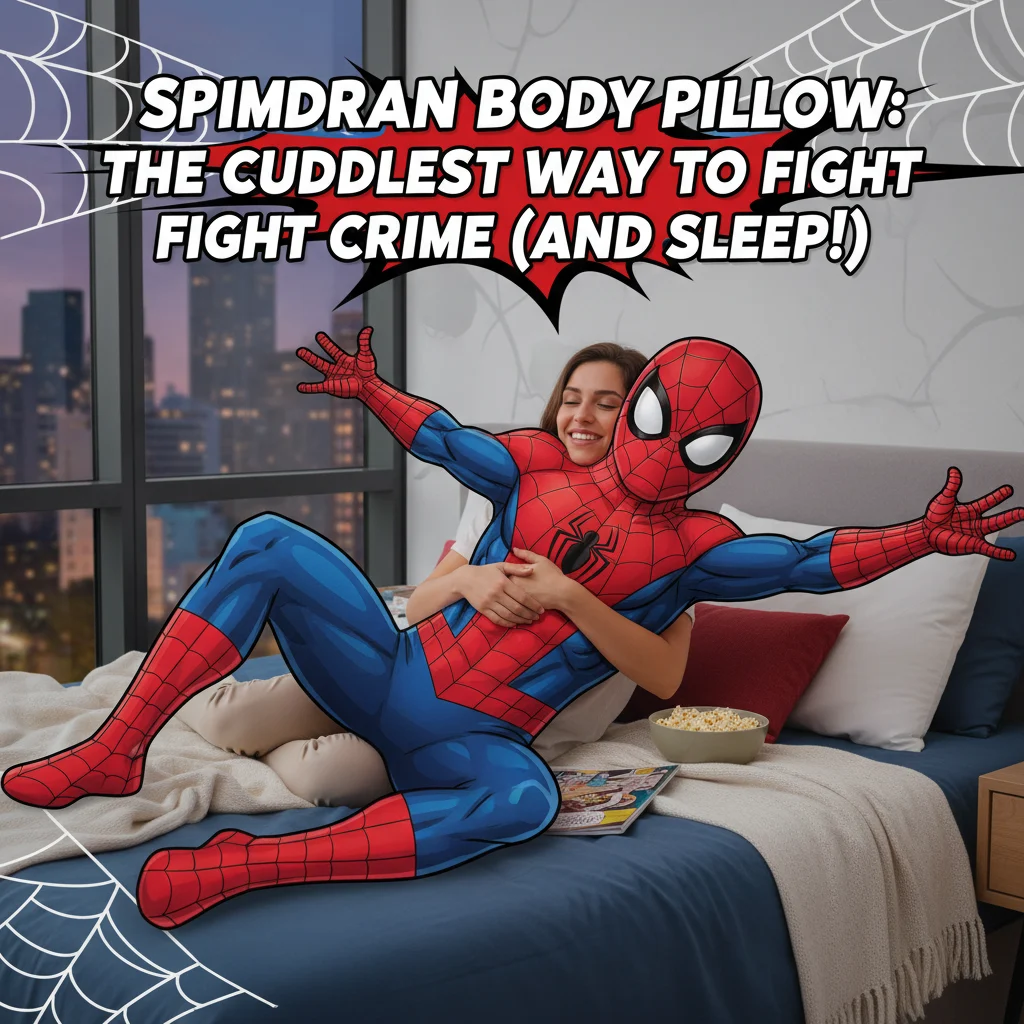 Spiderman Body Pillow: The Cuddliest Way to Fight Crime (and Sleep!)