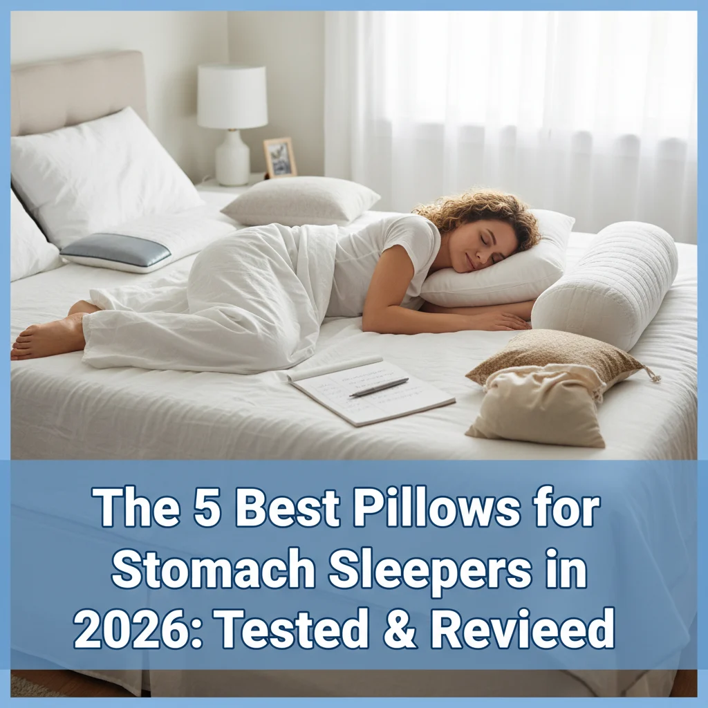 The 5 Best Pillows for Stomach Sleepers in 2026: Tested & Reviewed