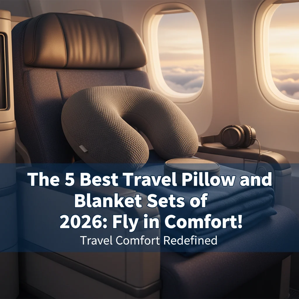 The 5 Best Travel Pillow and Blanket Sets of 2026: Fly in Comfort!