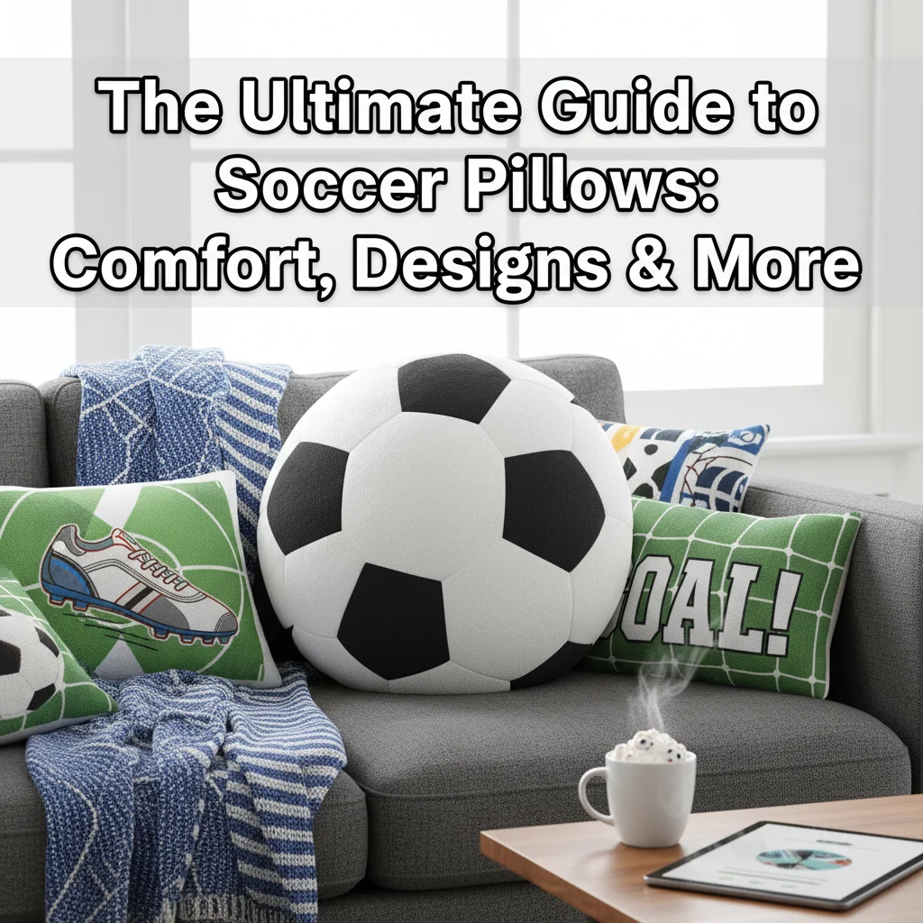 The Ultimate Guide to Soccer Pillows: Comfort, Designs & More