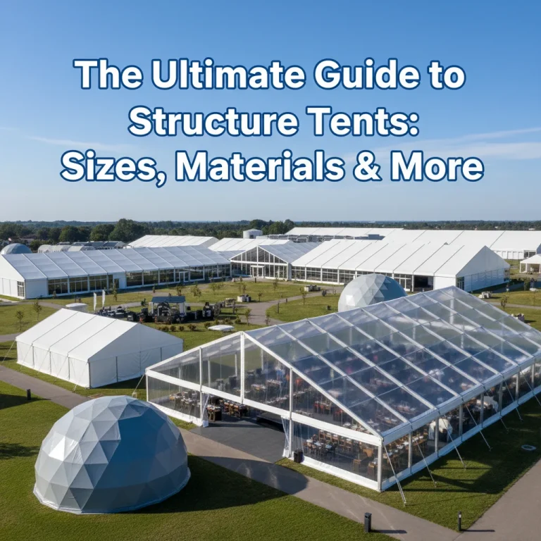 The Ultimate Guide to Structure Tents: Sizes, Materials & More