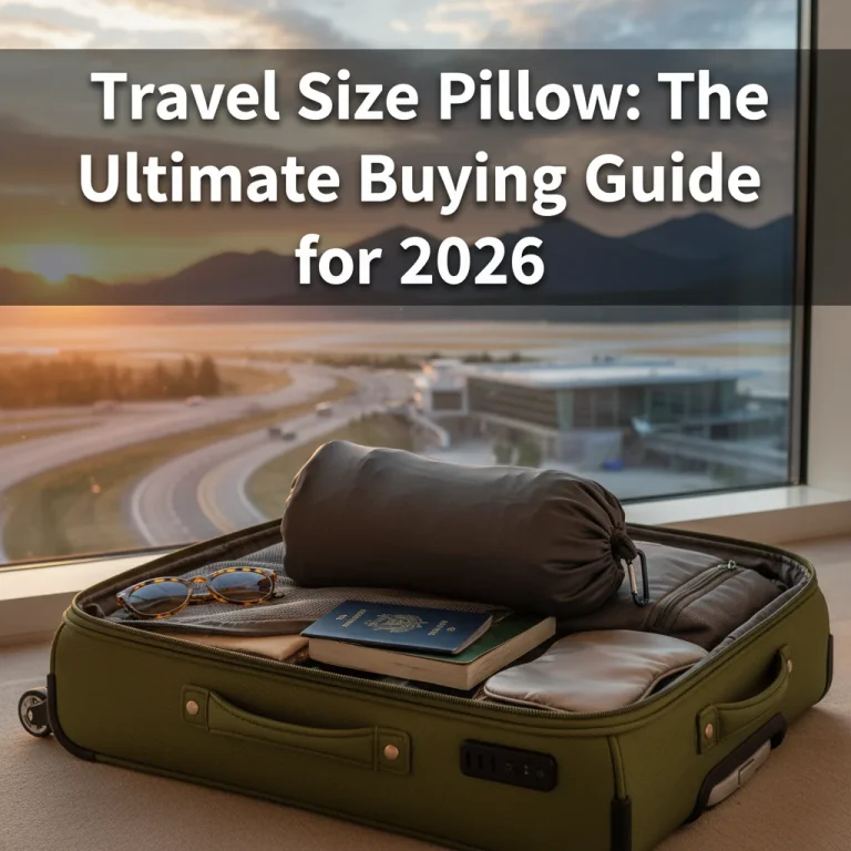 Travel Size Pillow: The Ultimate Buying Guide for 2026