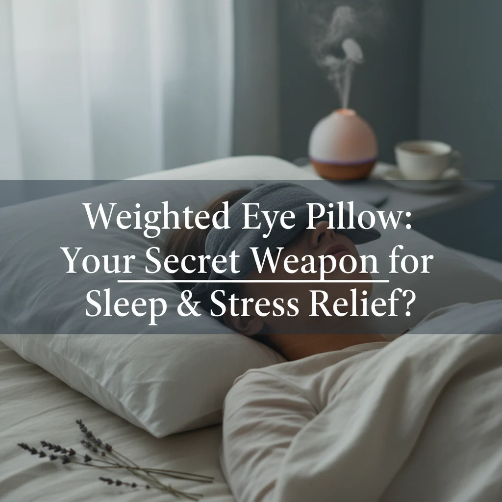 Weighted Eye Pillow: Your Secret Weapon for Sleep & Stress Relief?