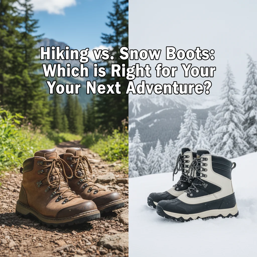 Hiking vs. Snow Boots: Which is Right for Your Next Adventure?