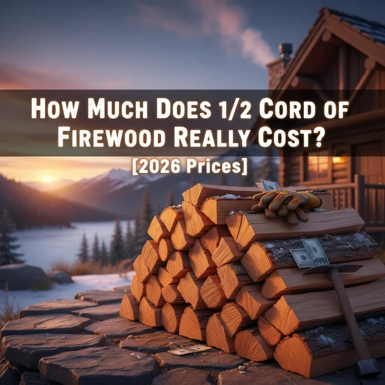 How Much Does 1/2 Cord of Firewood Really Cost? [2026 Prices]