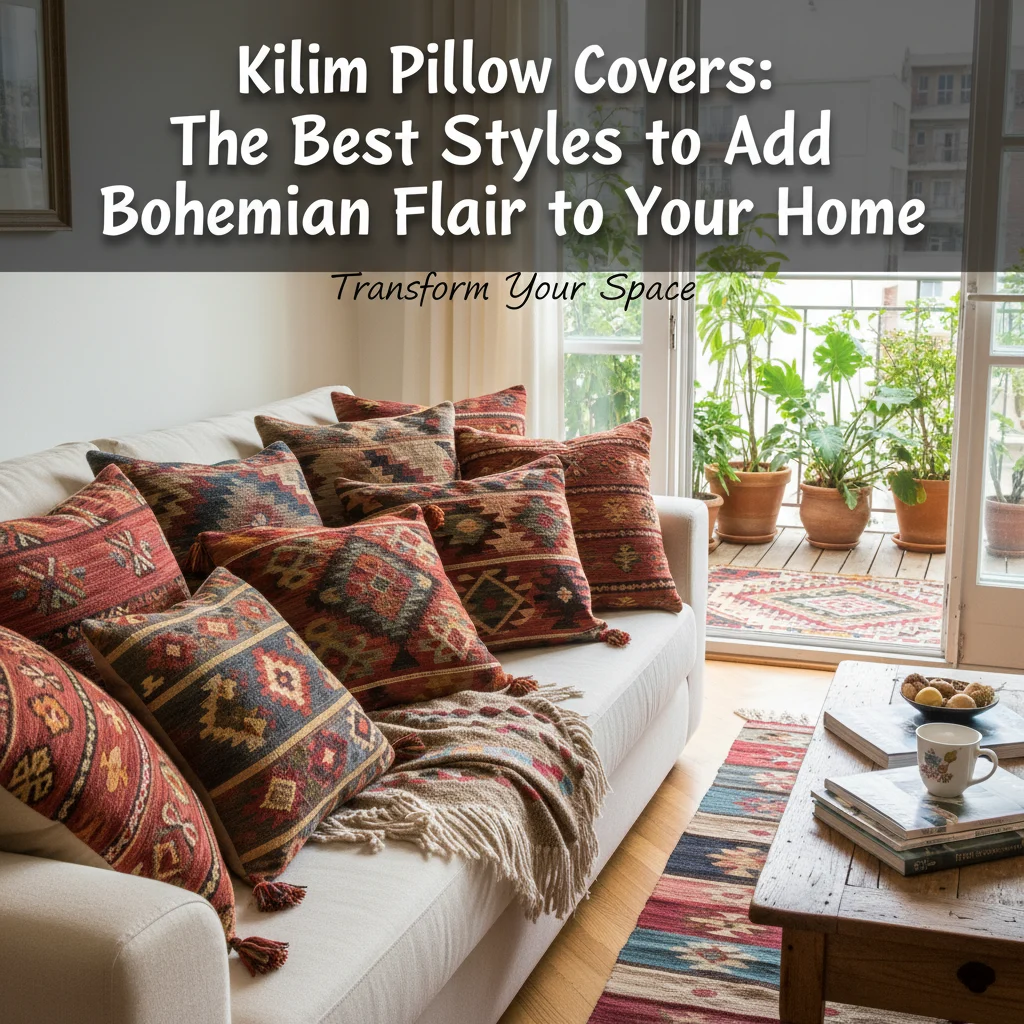 Kilim Pillow Covers: The Best Styles to Add Bohemian Flair to Your Home