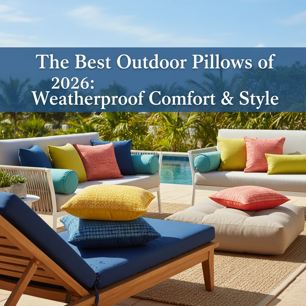 The Best Outdoor Pillows of 2026: Weatherproof Comfort & Style