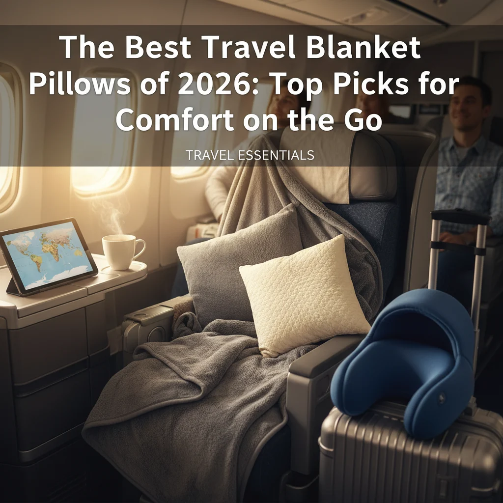 The Best Travel Blanket Pillows of 2026: Top Picks for Comfort on the Go