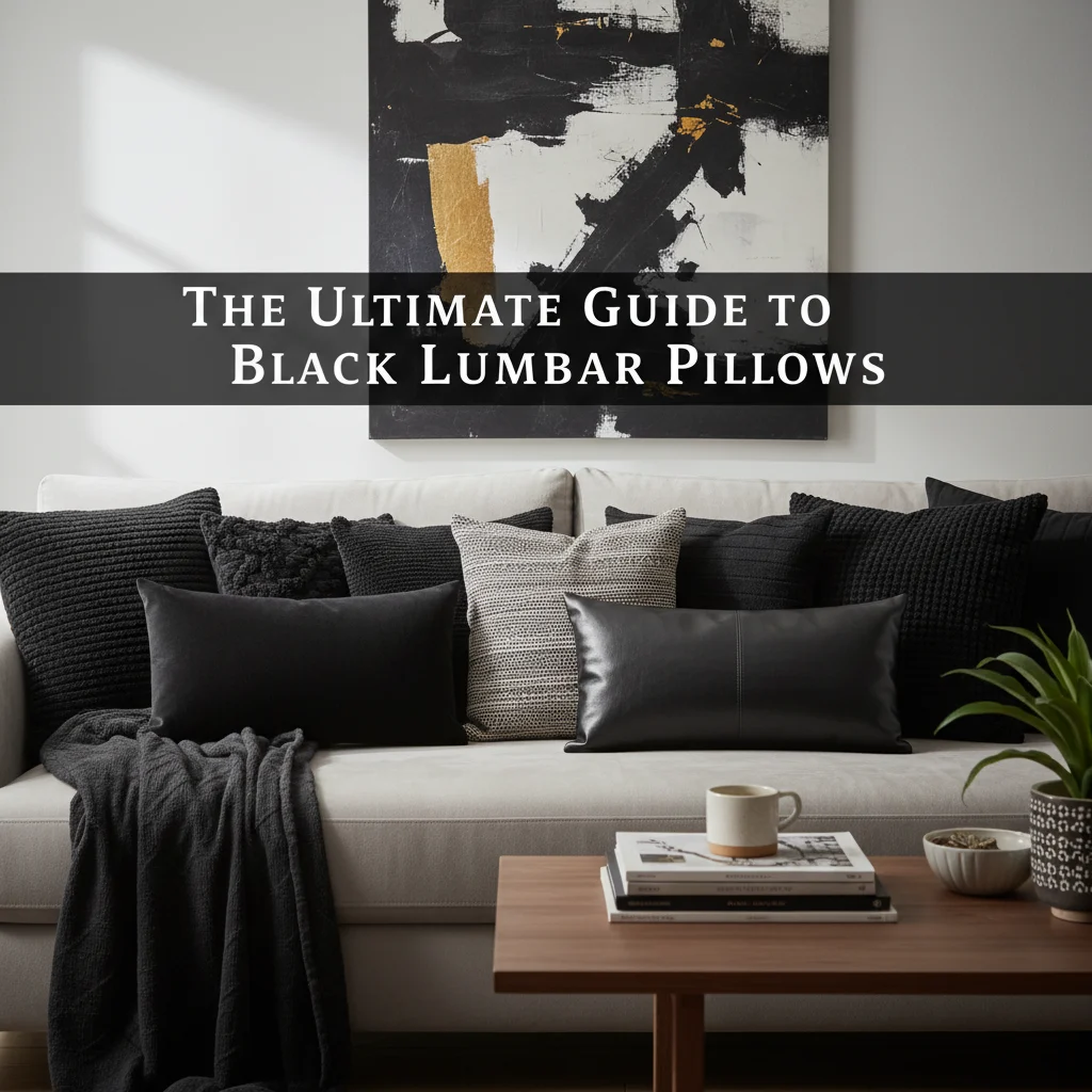 The Ultimate Guide to Black Lumbar Pillows