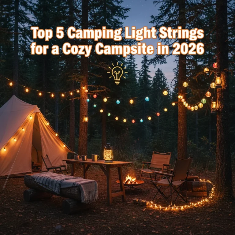 Top 5 Camping Light Strings for a Cozy Campsite in 2026