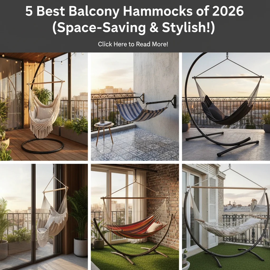 5 Best Balcony Hammocks of 2026 (Space-Saving & Stylish!)