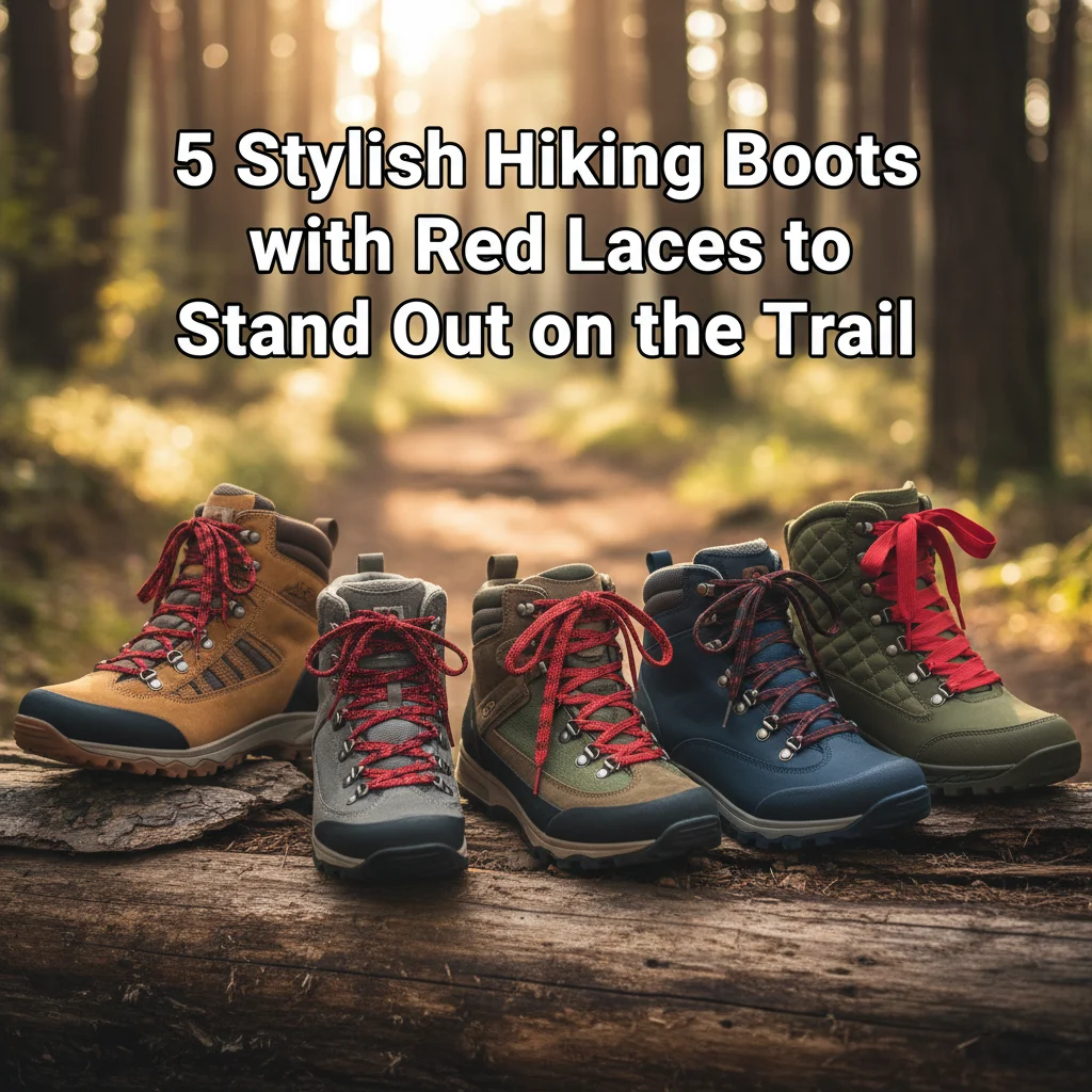 5 Stylish Hiking Boots with Red Laces to Stand Out on the Trail