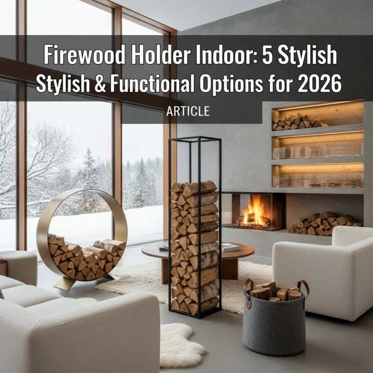 Firewood Holder Indoor: 5 Stylish & Functional Options for 2026