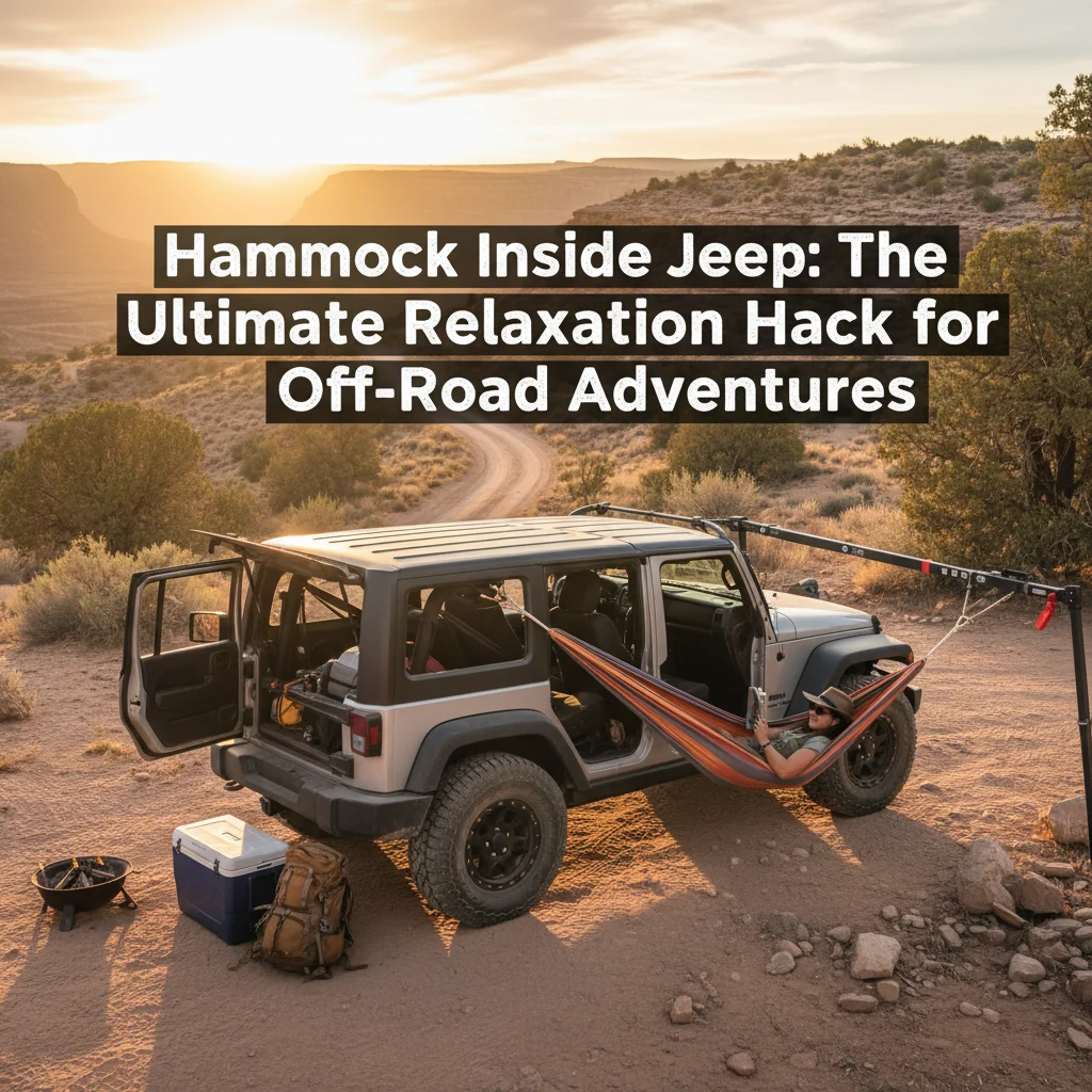 Hammock Inside Jeep: The Ultimate Relaxation Hack for Off-Road Adventures