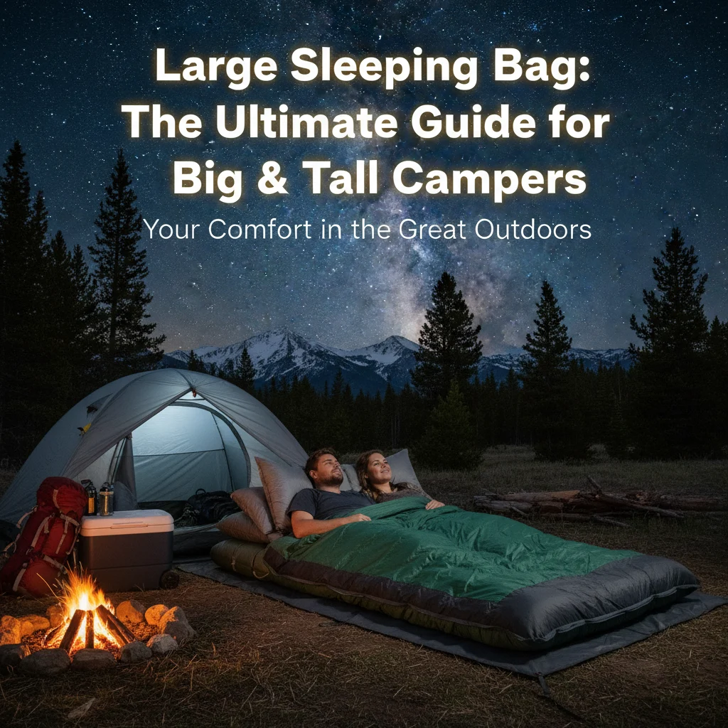 Large Sleeping Bag: The Ultimate Guide for Big & Tall Campers