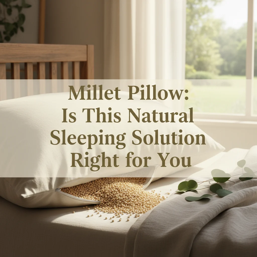 Millet Pillow: Is This Natural Sleeping Solution Right for You?