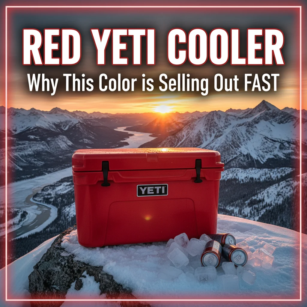 Red Yeti Cooler: Why This Color is Selling Out FAST