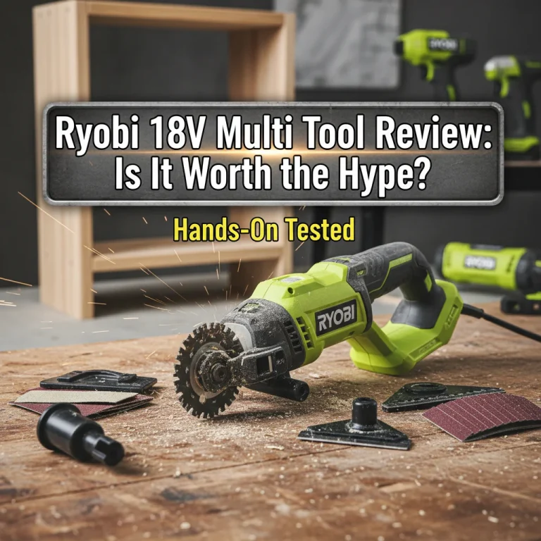 Ryobi 18V Multi Tool Review: Is It Worth the Hype?