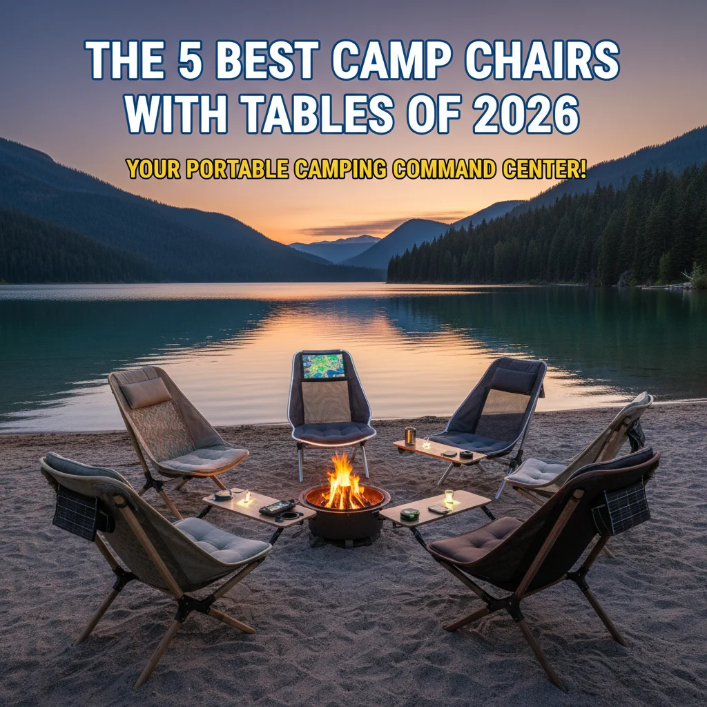 The 5 Best Camp Chairs with Tables of 2026: Your Portable Camping Command Center!
