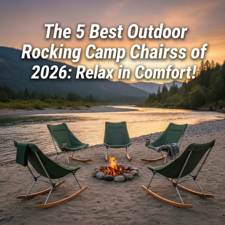 The 5 Best Outdoor Rocking Camp Chairs of 2026: Relax in Comfort!