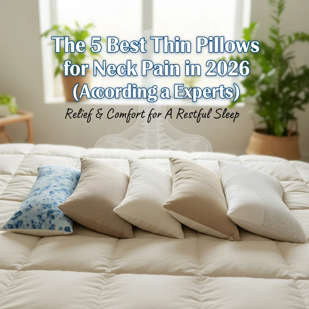 The 5 Best Thin Pillows for Neck Pain in 2026 (According to Experts)