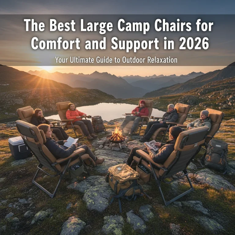 The Best Large Camp Chairs for Comfort and Support in 2026