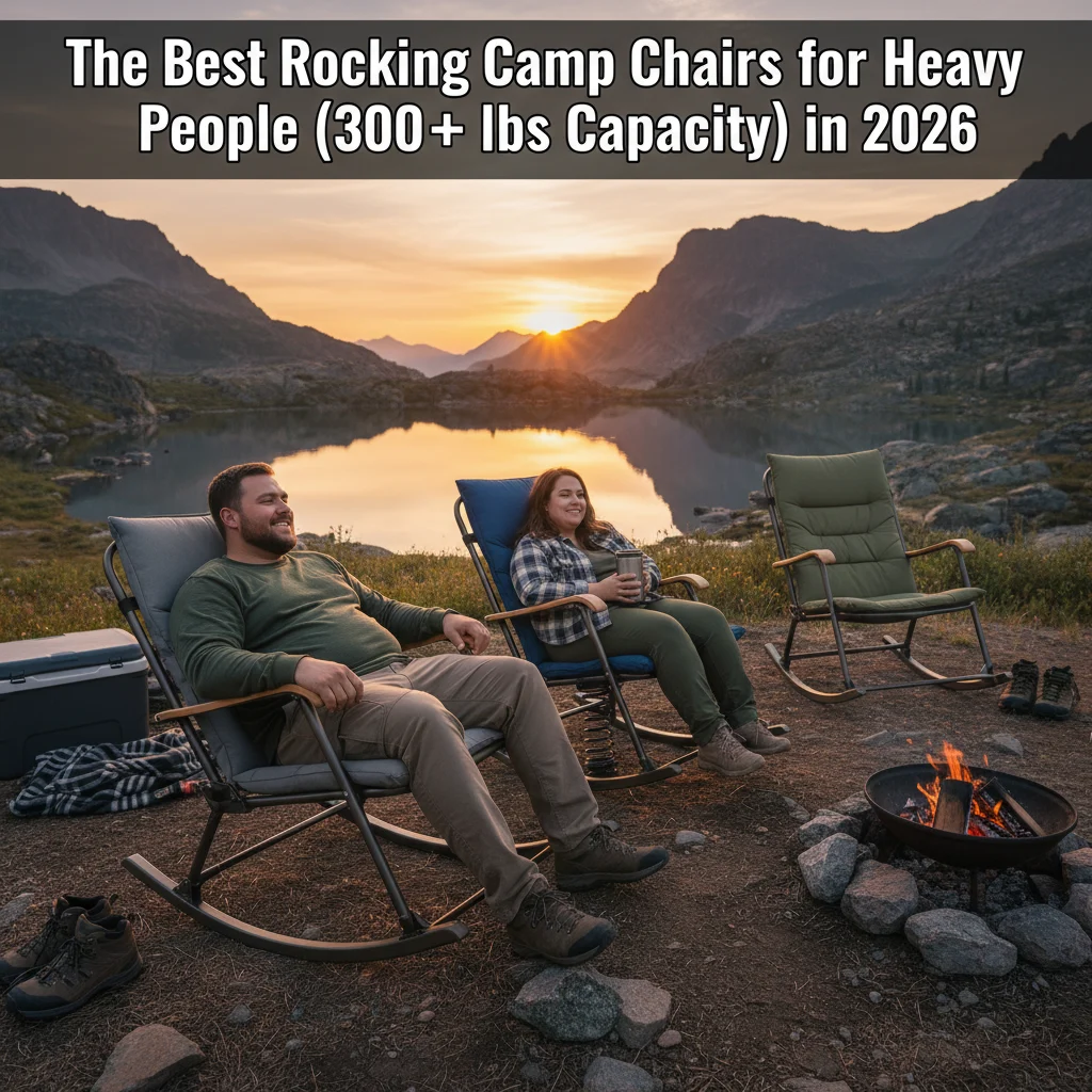 The Best Rocking Camp Chairs for Heavy People (300+ lbs Capacity) in 2026