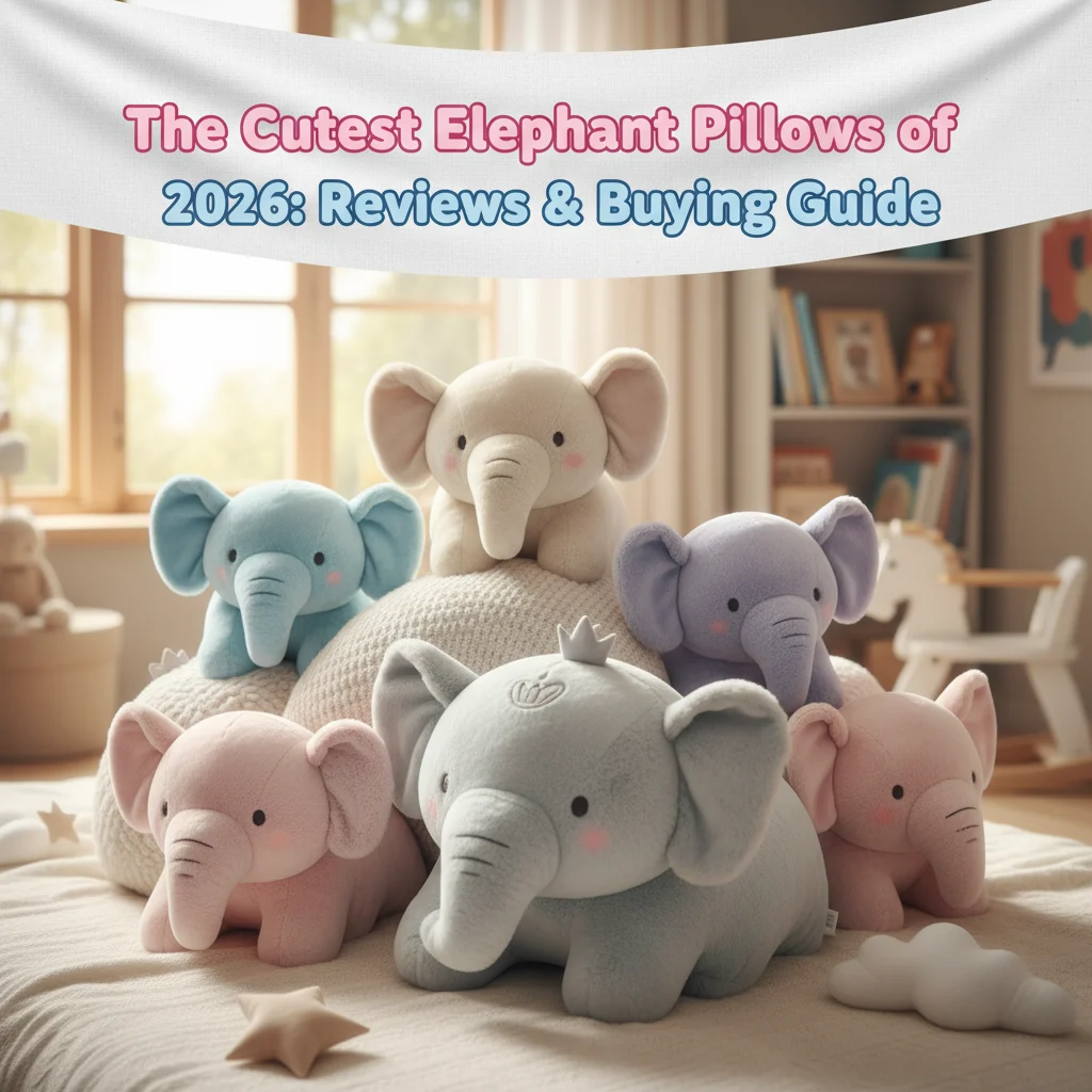 The Cutest Elephant Pillows of 2026: Reviews & Buying Guide