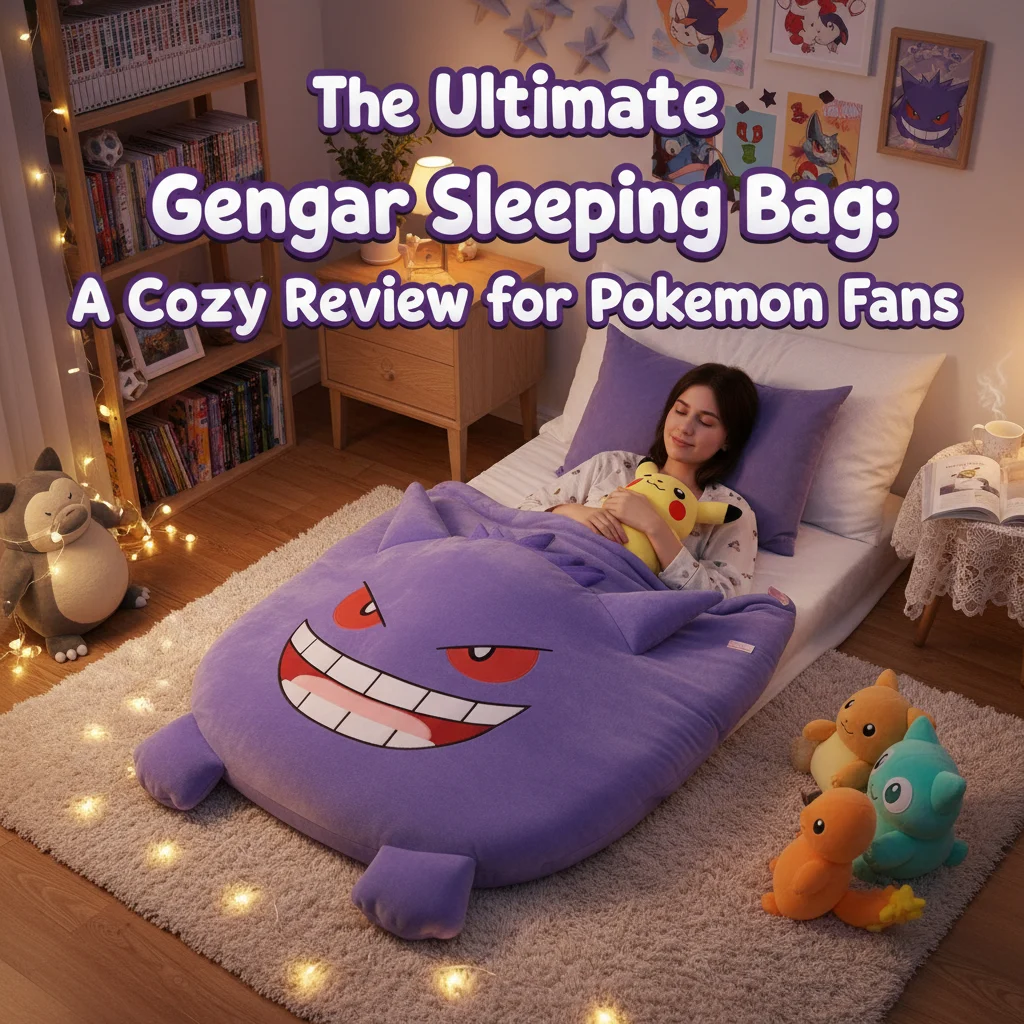 The Ultimate Gengar Sleeping Bag: A Cozy Review for Pokemon Fans