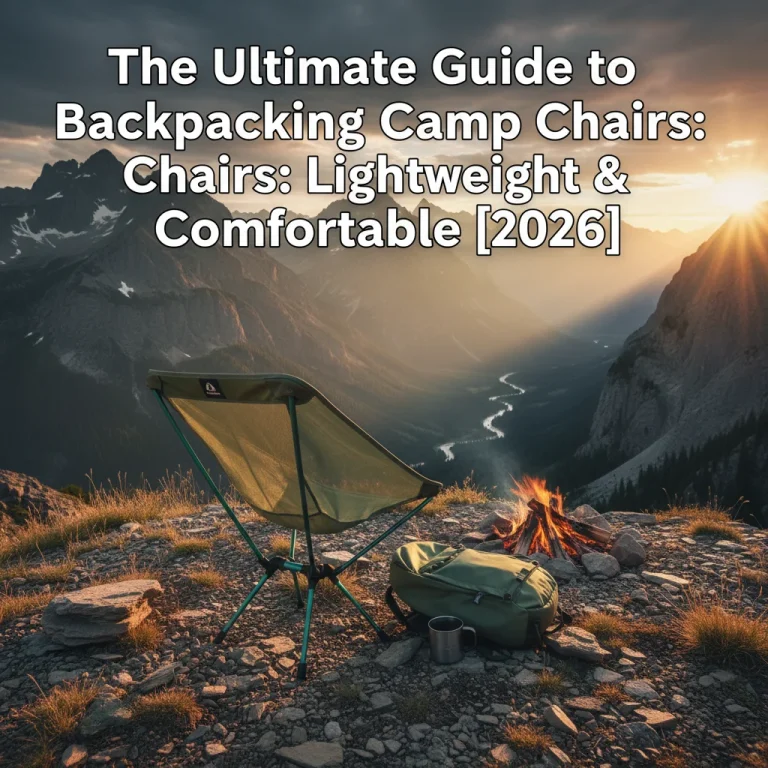 The Ultimate Guide to Backpacking Camp Chairs: Lightweight & Comfortable [2026]