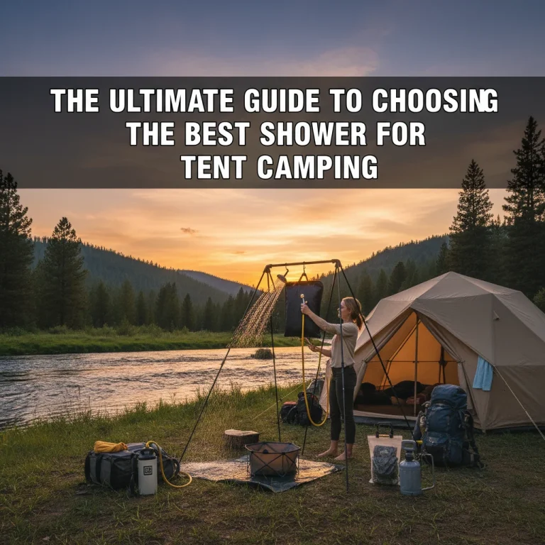 The Ultimate Guide to Choosing the Best Shower for Tent Camping