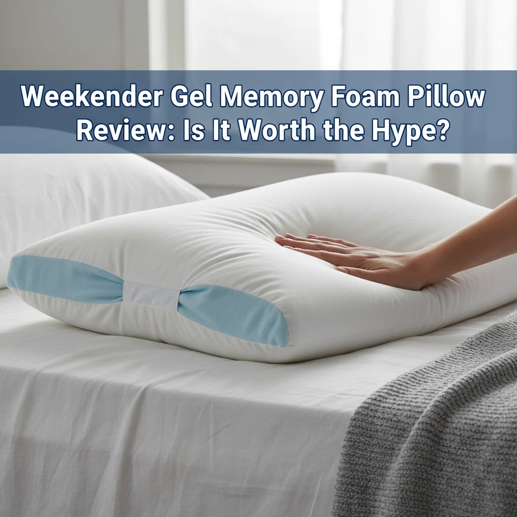 Weekender Gel Memory Foam Pillow Review: Is It Worth the Hype?
