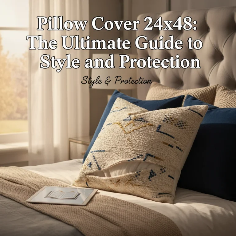 Pillow Cover 24×24: The Ultimate Guide to Style and Protection