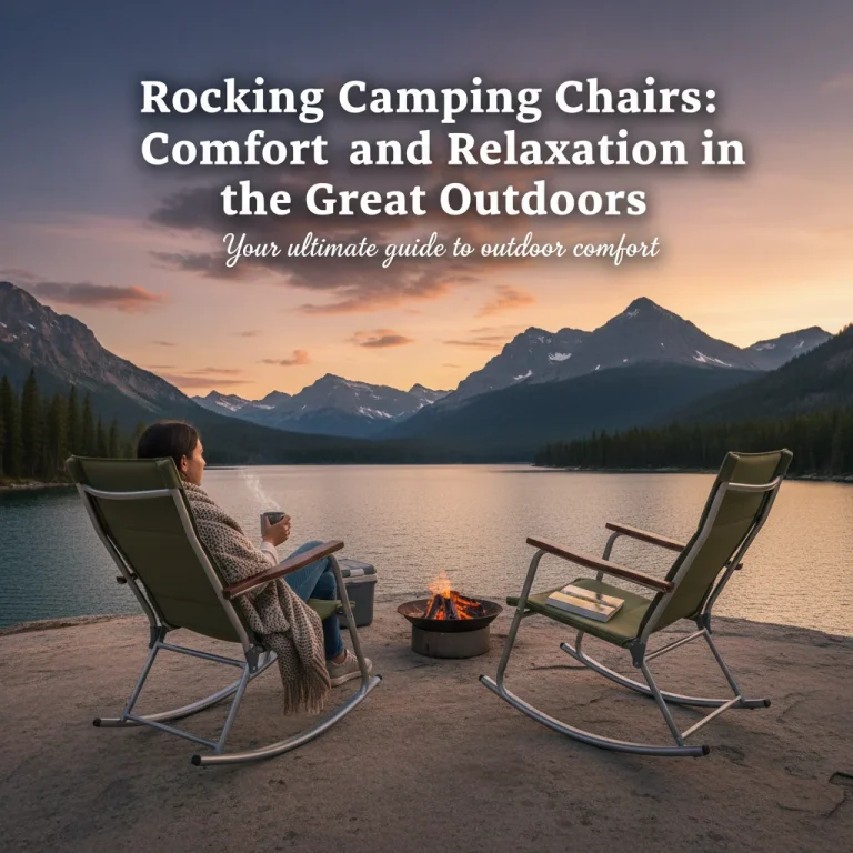 Rocking Camping Chairs: Comfort and Relaxation in the Great Outdoors
