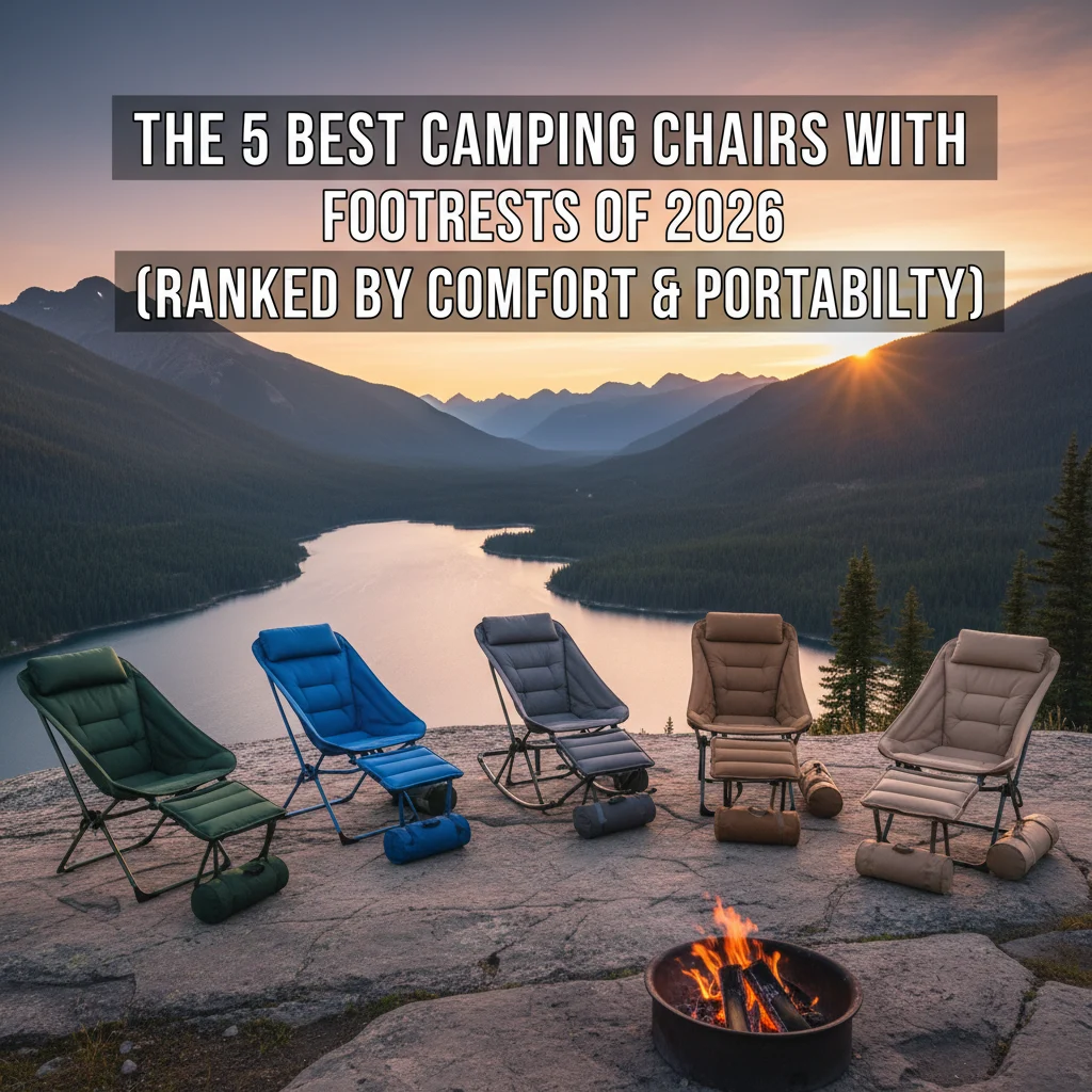 The 5 Best Camping Chairs with Footrests of 2026 (Ranked by Comfort & Portability)