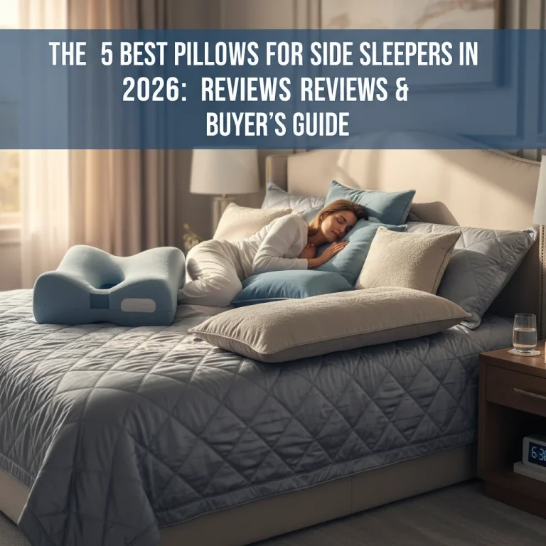 The 5 Best Pillows for Side Sleepers in 2026: Reviews & Buyer’s Guide
