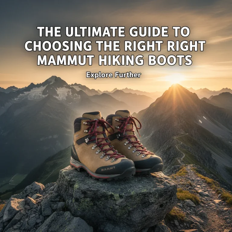 The Ultimate Guide to Choosing the Right Mammut Hiking Boots