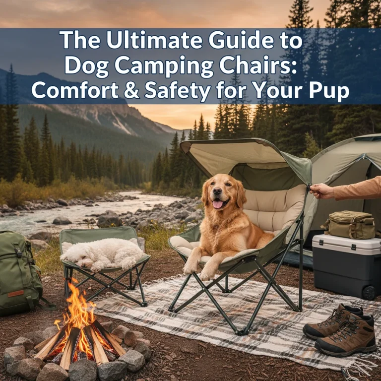 The Ultimate Guide to Dog Camping Chairs: Comfort & Safety for Your Pup