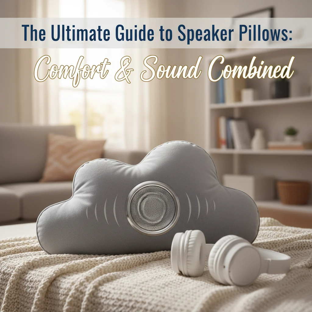 The Ultimate Guide to Speaker Pillows: Comfort & Sound Combined