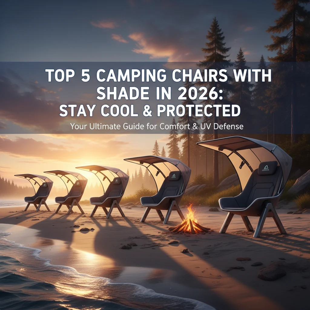 Top 5 Camping Chairs with Shade in 2026: Stay Cool & Protected