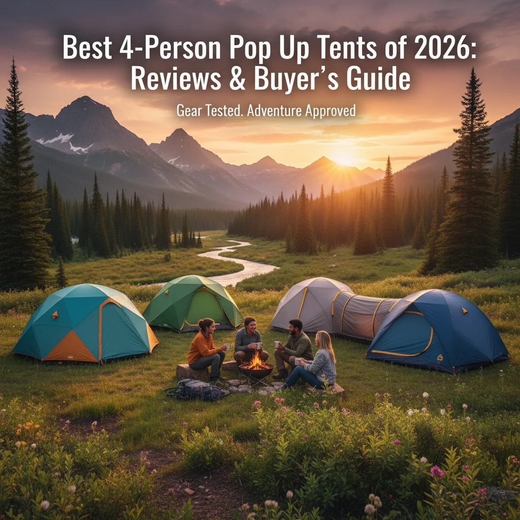 Best 4-Person Pop Up Tents of 2026: Reviews & Buyer’s Guide