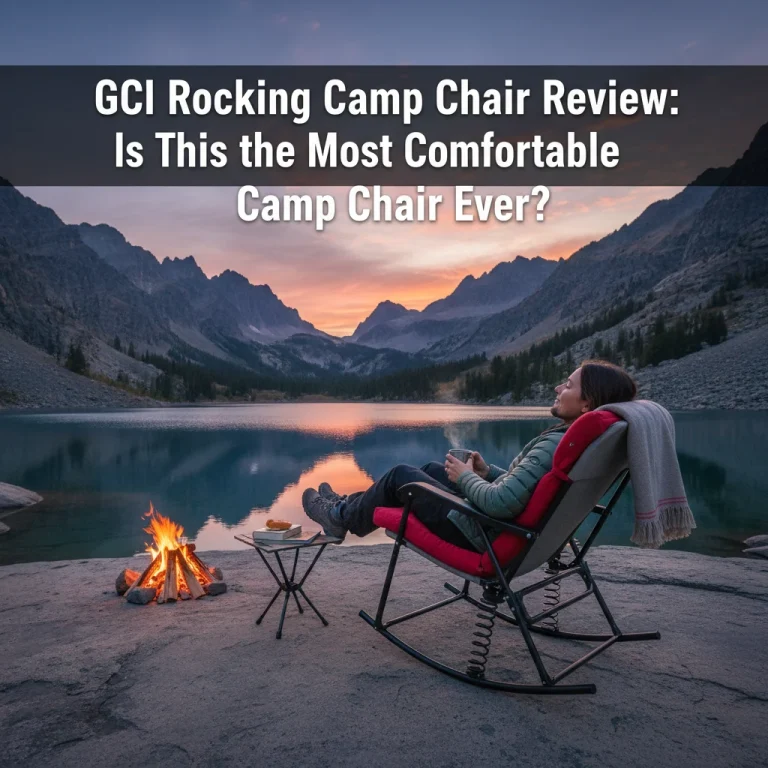 GCI Rocking Camp Chair Review: Is This the Most Comfortable Camp Chair Ever?