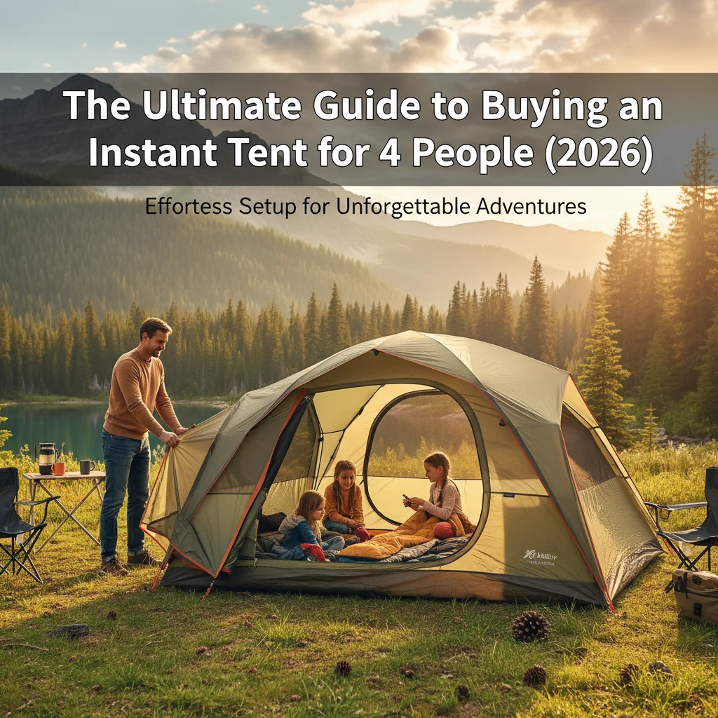 The Ultimate Guide to Buying an Instant Tent for 4 People (2026)