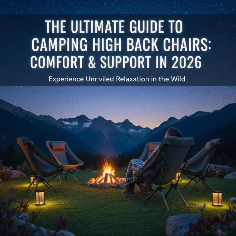 The Ultimate Guide to Camping High Back Chairs: Comfort & Support in 2026