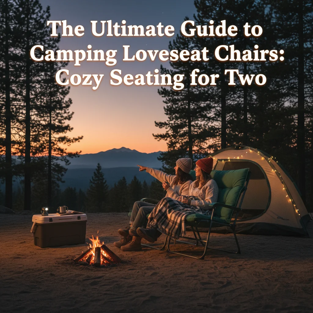 The Ultimate Guide to Camping Loveseat Chairs: Cozy Seating for Two