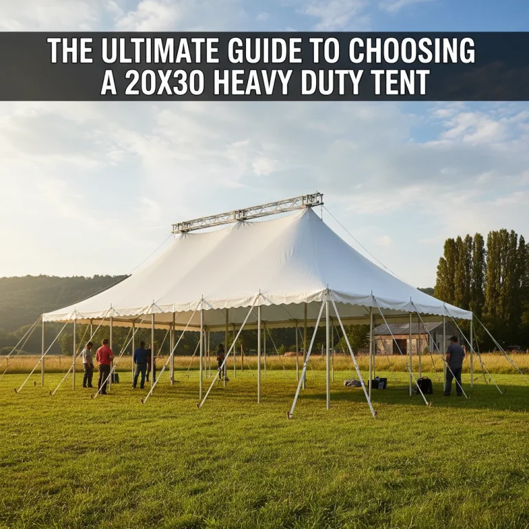 The Ultimate Guide to Choosing a 20×30 Heavy Duty Tent