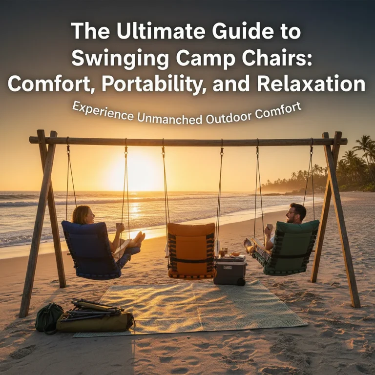The Ultimate Guide to Swinging Camp Chairs: Comfort, Portability, and Relaxation